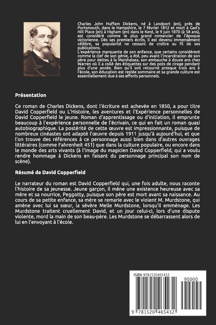 David Copperfield L Histoire Les Aventures Et L Experience Personnelles De David Copperfield Tome 1 French Edition Dickens Charles John Huffam Cdbf Editions Phiz Lorain Paul Joseph 9781520465432 Amazon Com Books