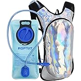 Roptat Hydration Backpack Pack with 2L Hydration Bladder - Lightweight Water Backpack Water Pouch for Women Men Running Riding Biking Music Festival