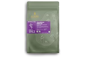 Luxmi Estates - Valerian Dream - Organic Valerian Root Tea for Sleep - 50 Tea Bags | with Valerian Root, Chamomile & Lavender | Perfect Wellness Sleep Tea