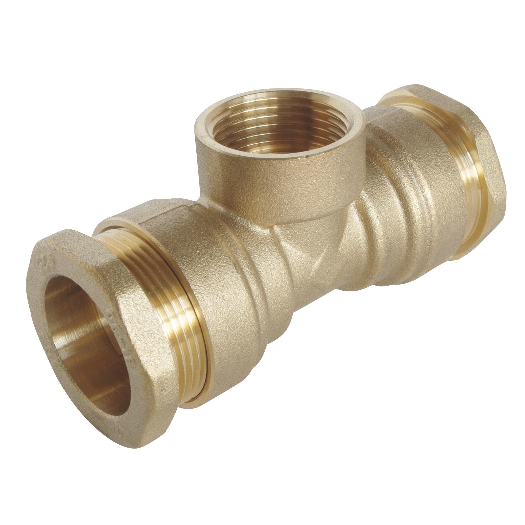 Somatherm 850-25-20S Tee Female to Centre PE25-F20/27, Grey