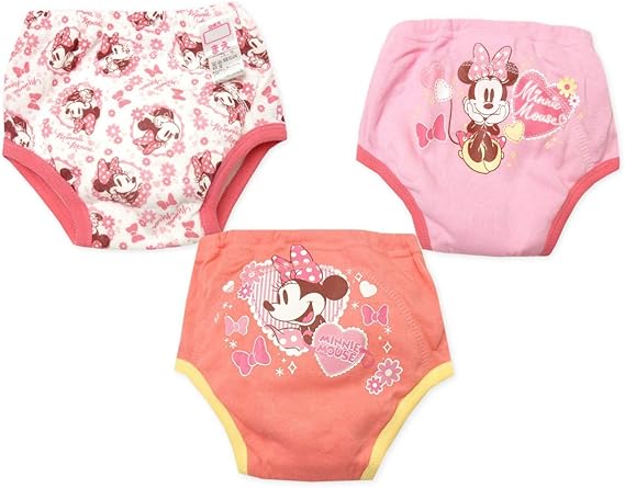 Amazon Co Jp 女児 ベビー Disney ディズニー ミニー 3枚組 トレーニングパンツ トレパン 3層構造 インナー 肌着 下着 女の子 90cm 95cm A 1929a メール便対応 服 ファッション小物