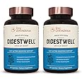 Live Conscious DigestWell Immediate Support - Fast-Acting Digestive Support | Broad Spectrum Enzyme, Probiotic & Herbal Formula - Decreases Everyday Gas & Bloating - 90 Capsules (2-Pack)