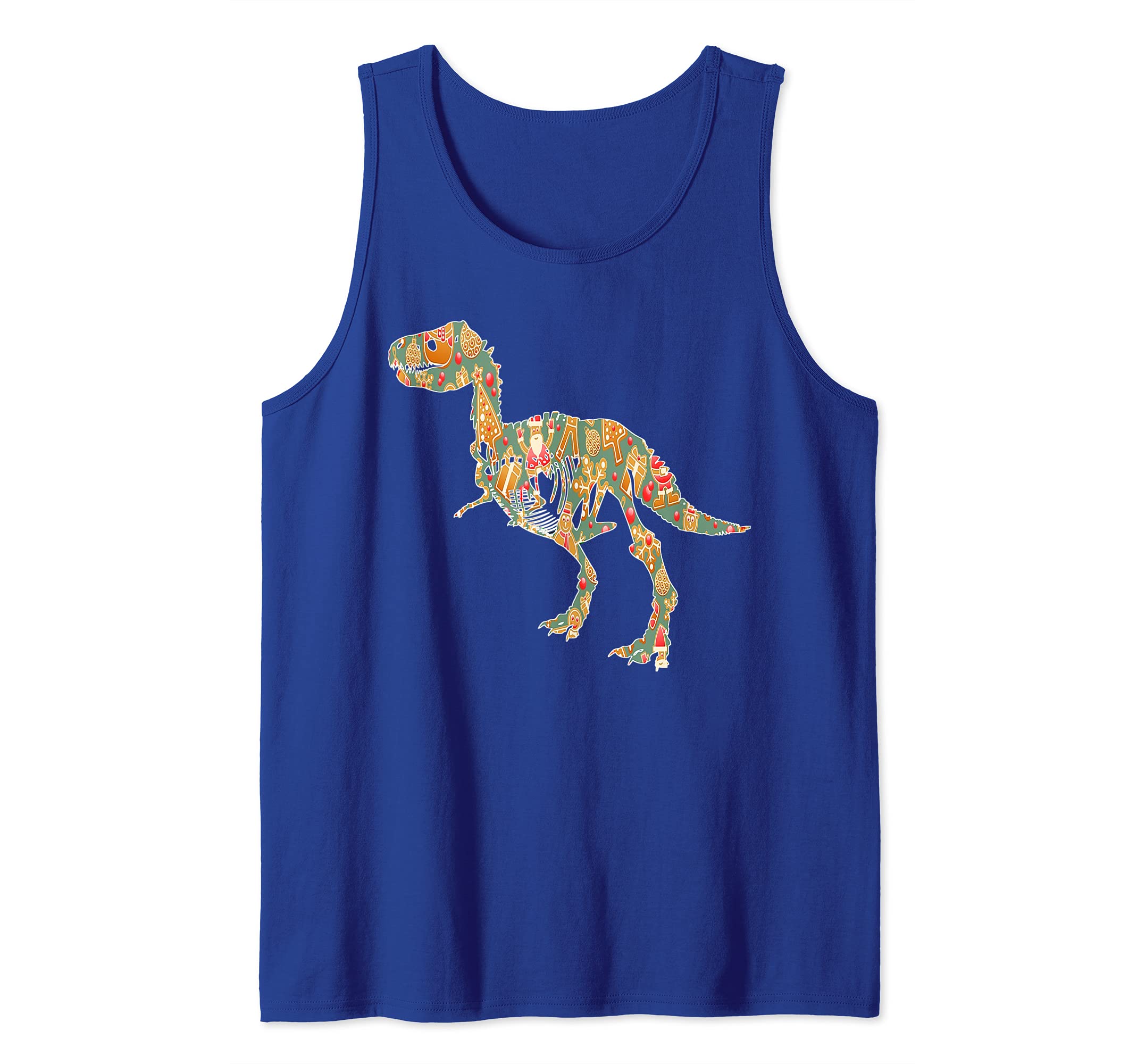 Tyrannosaurus Rex Animal T-Rex Creepy Dinosaur Tank Top — image 1