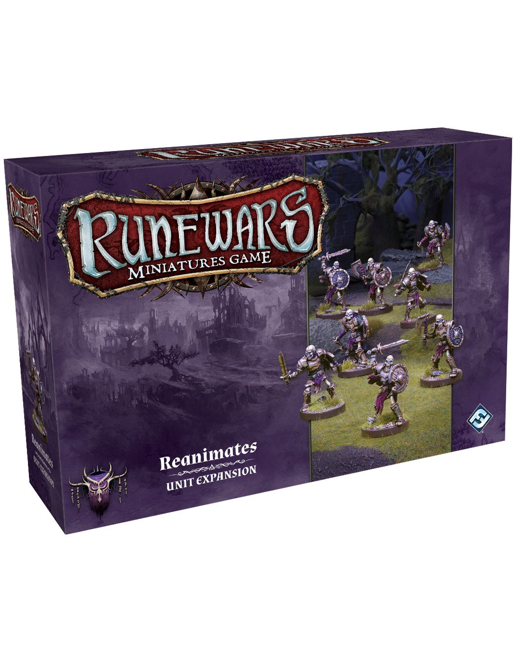 Fantasy Flight Games FFGRWM12 Rune Wars Reanimates Expansion Pack Miniatures Game