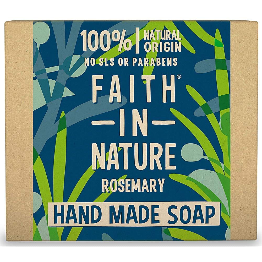 Faith In Nature Organic Rosemary Soap 100g, Pack of 3