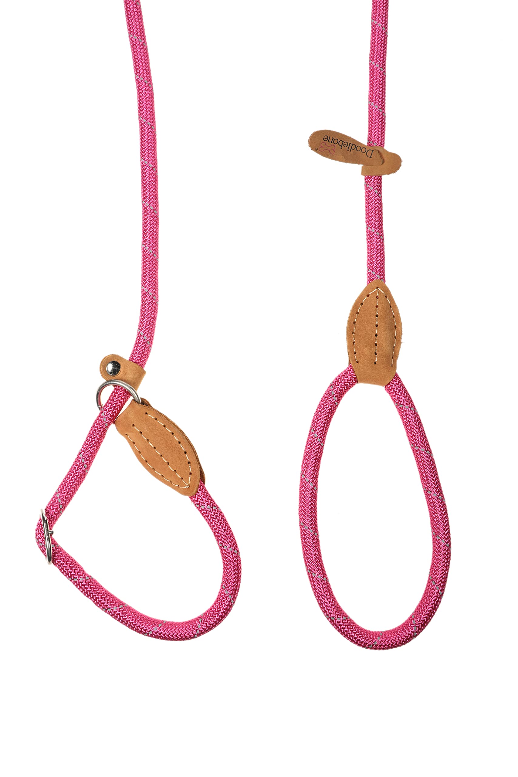 Doodlebone Slip Lead, Fuchsia, 12mm