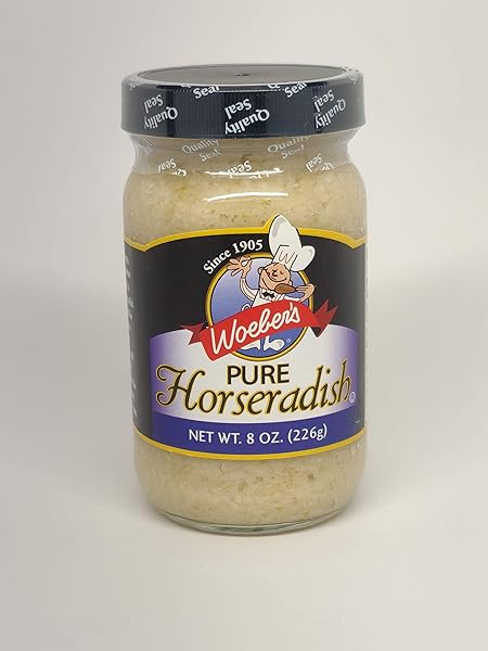 PURE HORSERADISH – 8OZ JAR – HOMESTYLE