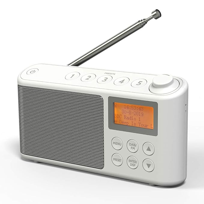 DAB/DAB+ & FM Radio, Mains and Battery Powered Portable Amazon.co.uk