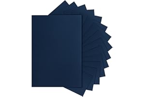 Silunkia 40 Sheets Navy Blue Cardstock 8.5 x 11 Scrapbook Paper, 200gsm/75lb Premium Paper Card Stock for DIY Cards Making, Greeting Cards, kids School Supplies, Paper Crafting, Wedding Invitations