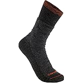 Carhartt Men's Twin Knit Heaveyweight Diamond Plate Crew Sock, Carbon Heather, Large