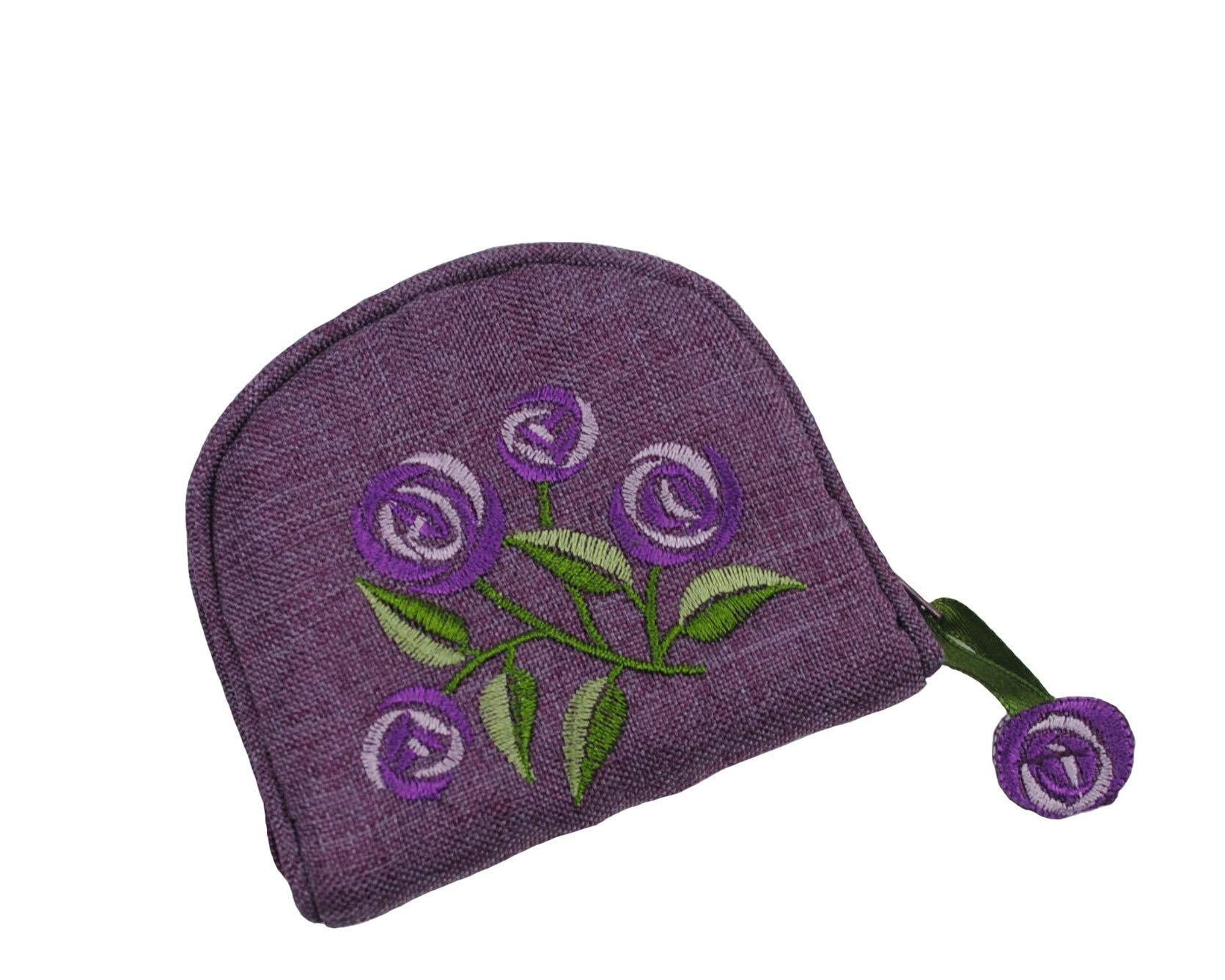 Justina Claire Jewellery Purse in a Rennie Mackintosh Purple
