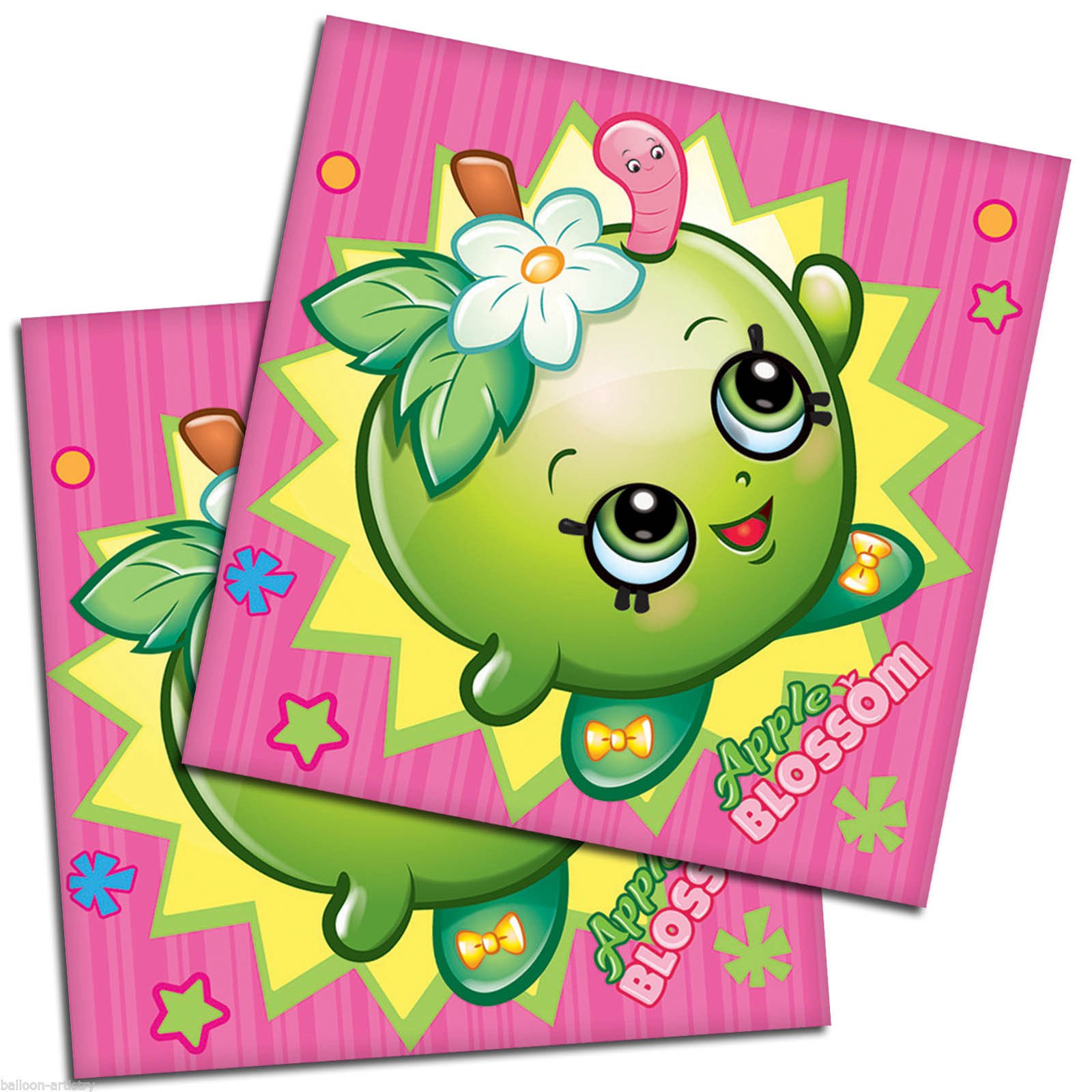 Shopkins Party Napkins, pk16