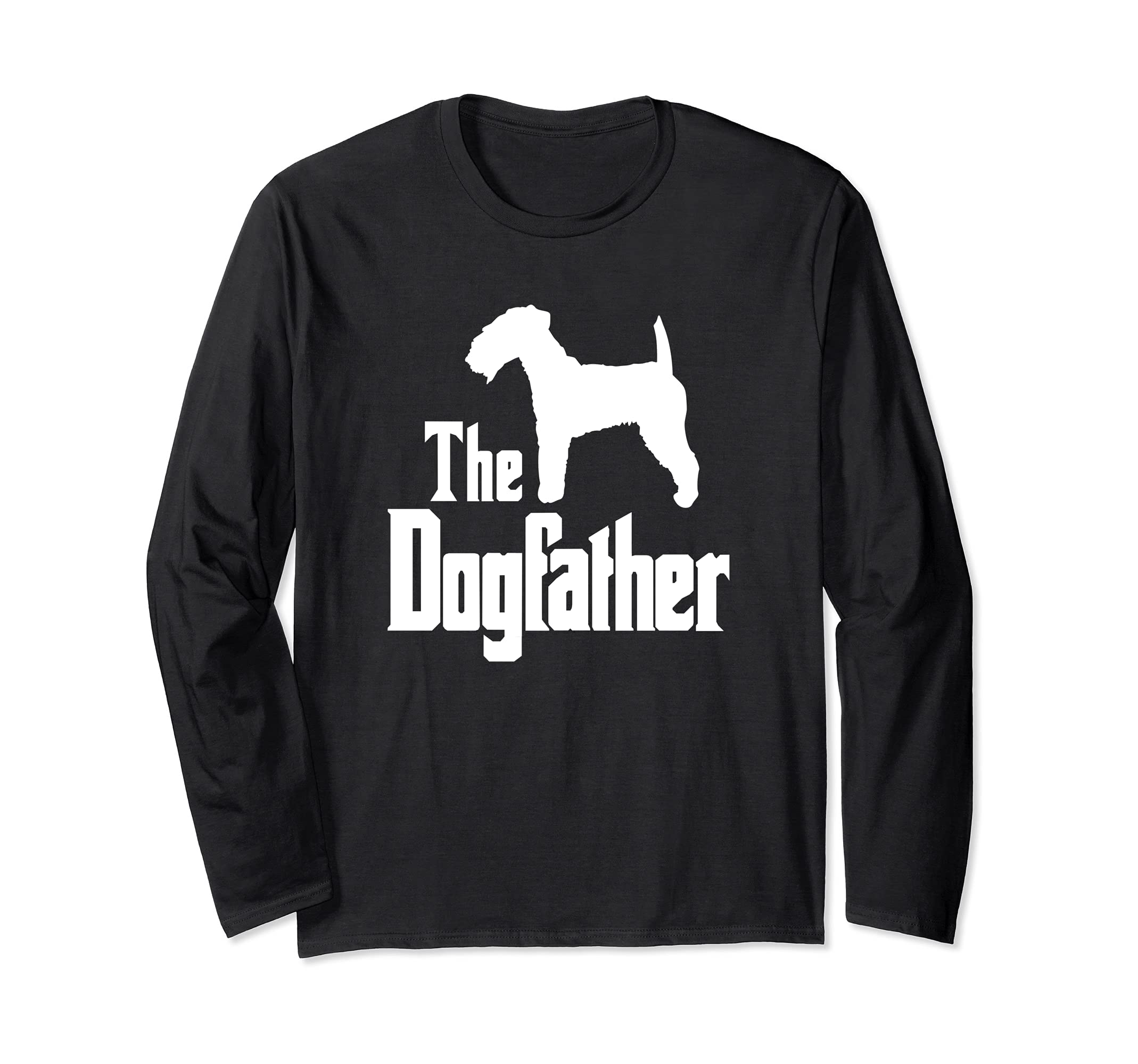 The Dogfather - funny dog gift, funny Lakeland Terrier Long Sleeve T-Shirt
