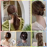 HKJHKJ Large Hair Claw Clips 5pcs Women Girls Duckbill Hairpin Long Hair view 4