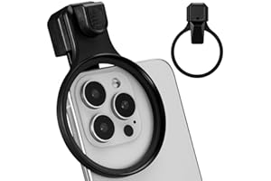 K&F CONCEPT 67mm Press-on Phone Lens Filter Adapter, Compatible with iPhone 17/16/15/14/13/12, 16/15/14/13/12 Pro, 16/15/14/1