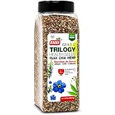 Badia Trilogy Health Seed Blend, 21 oz &ndash; Flax, Chia &amp; Hemp Seeds | Nutritious blend of flax, chia, and hemp seeds with fiber and Omega-3s Superfood for smoothies, yogurt, salads, and baking