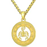 Zodiac Constellation Necklaces for Men and Women 925 Sterling Silver with Gold Plated Astrology Sign Pendant Celestial Jewelry Gifts for Couples, Mother's Day, Father's Day, Birthday, or Collectors