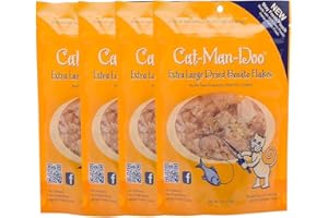 Cat-Man-Doo Bonito Flakes 1 Oz Bag- Pack of 4