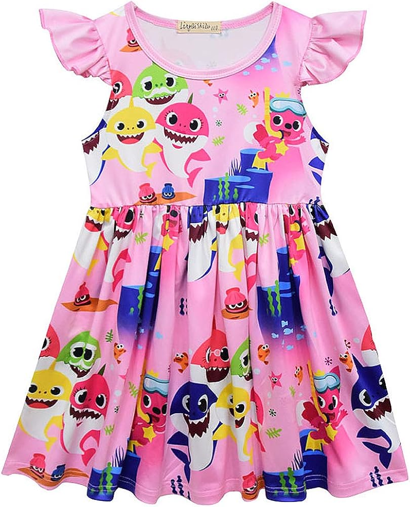 CRAZY GOTEND Toddle Girls Nightgown Sleepwear Nightie Casual Dress
