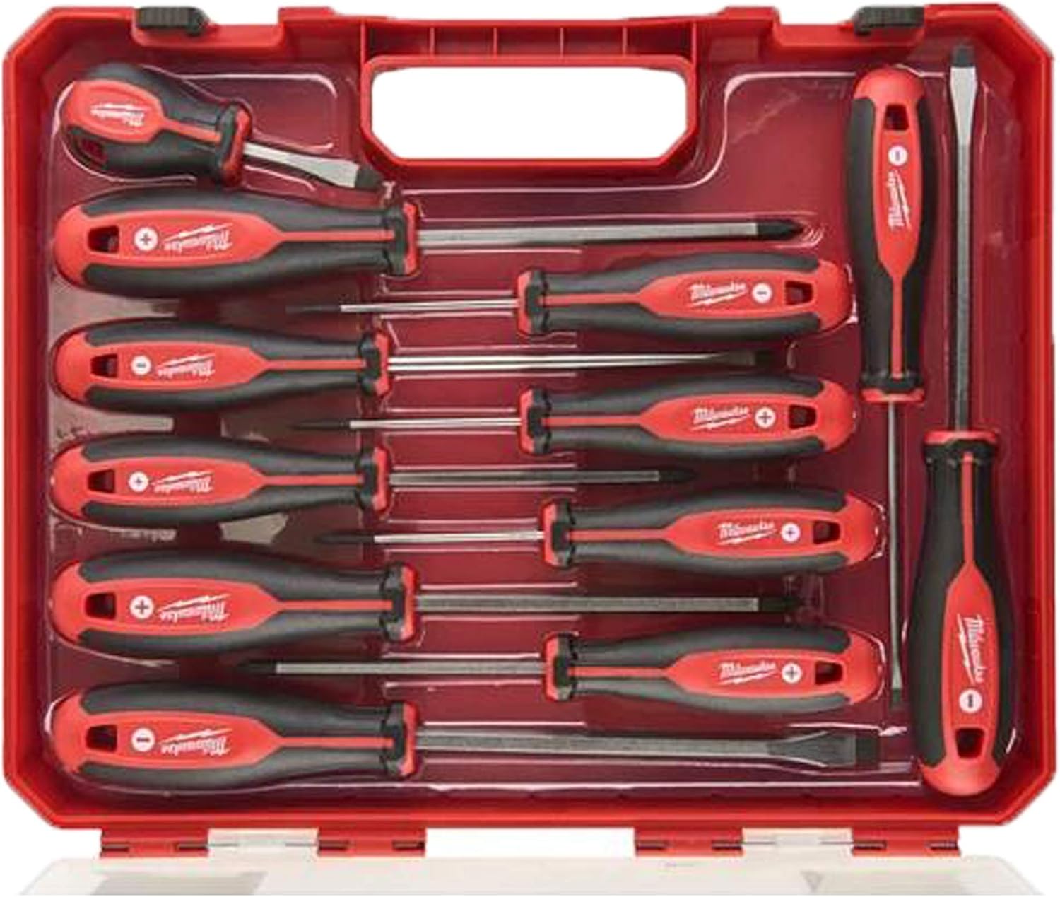 Milwaukee Set of 12 TriLobe Screwdrivers Amazon.co.uk DIY & Tools