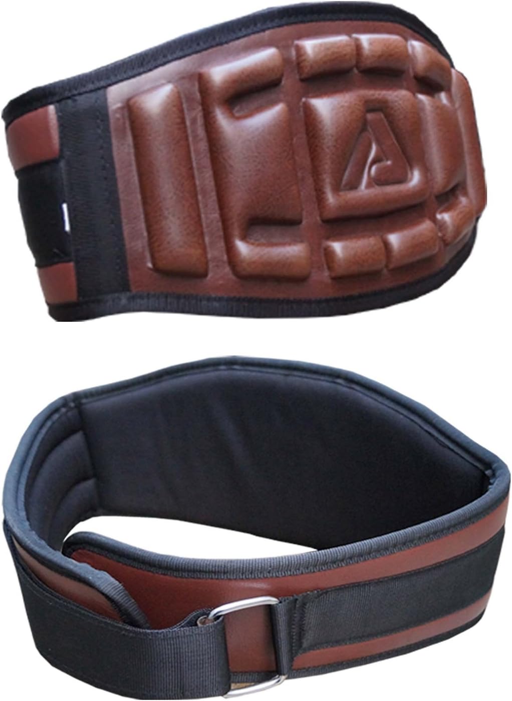 Aprodo Gym Belt Heavy Weight Lifting Back Support Embossed Neoprene Belt