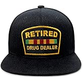 CHOK.LIDS Retired Drug Dealer Hat Dad Hat Acrylic Baseball Cap Polo Style Low Profile