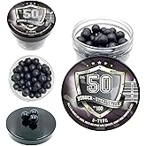 Rubber-Steel Balls 100 pcs. Premium Quality Hard Rubber Balls mixed with Steel Powder 2.7 Grams Heavy Reusable Projectiles Pa