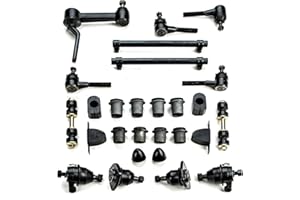 A-RESTO-PARTS Front End Suspension Rebuild Kit Compatible with Chevrolet Corvette OEM Spec Replacements (22 Piece Kit) (YEARS: 1975-1982 Master Rubber)