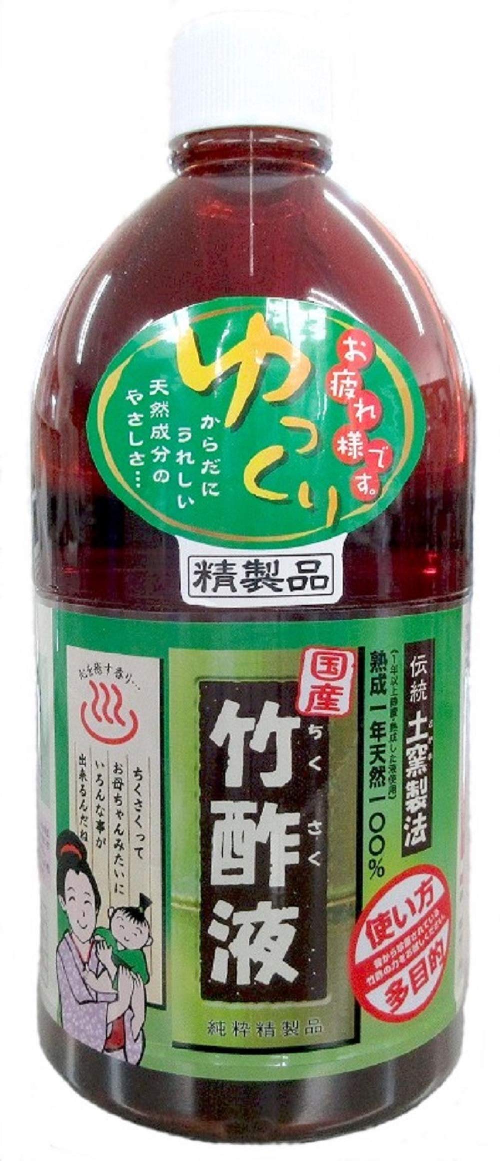 日本漢方研究所 竹酢液 お風呂用 単品 1L商品画像