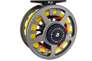 Aventik FLK Fly Fishing Reel Aluminum Trout 3/5, 5/7, 7/9wt Large Arbor Freshwater Fly Reel