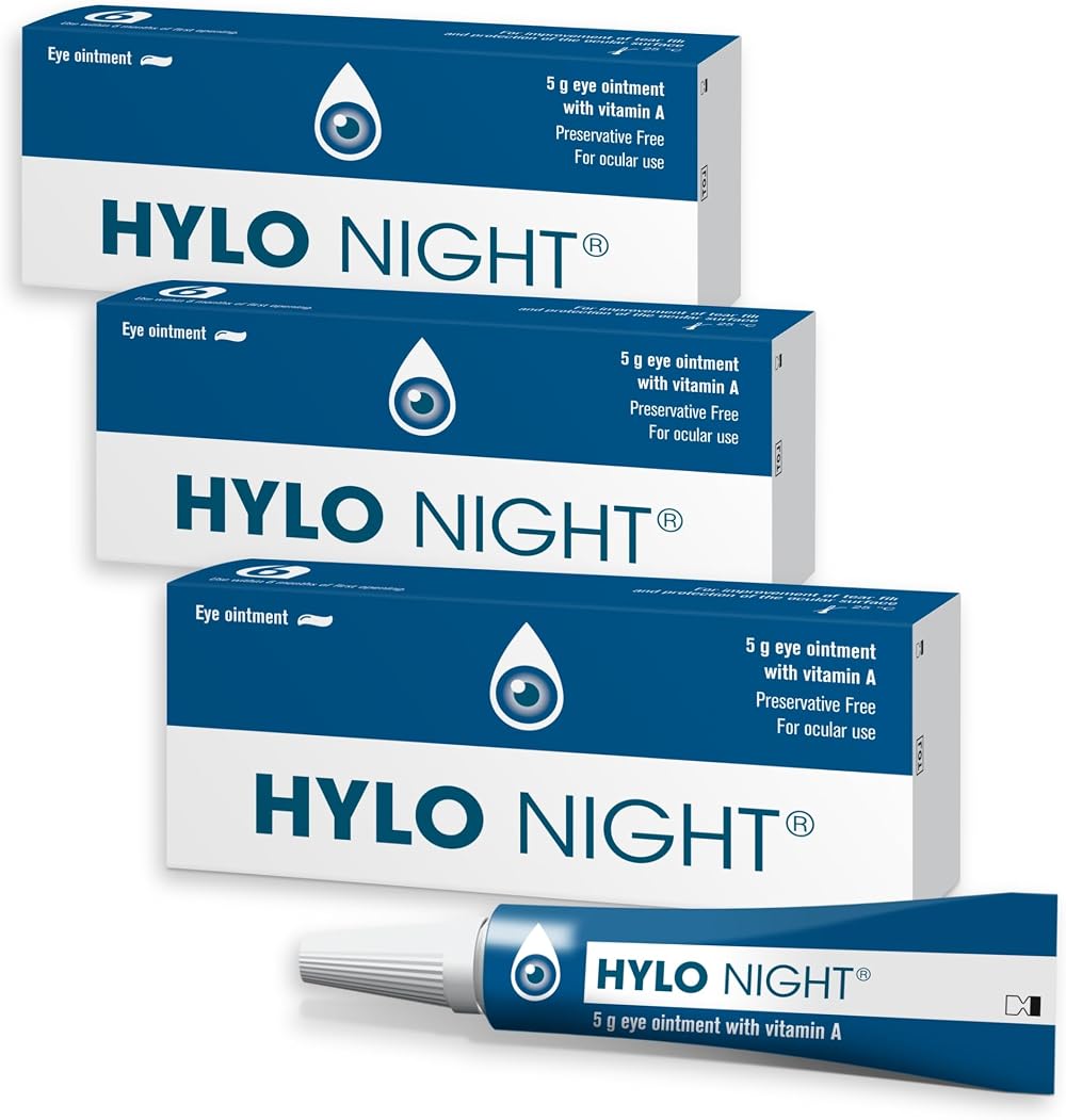 HYLO EYE CARE HYLO Night Eye Ointment 3x5g Preservative Free Night Gel