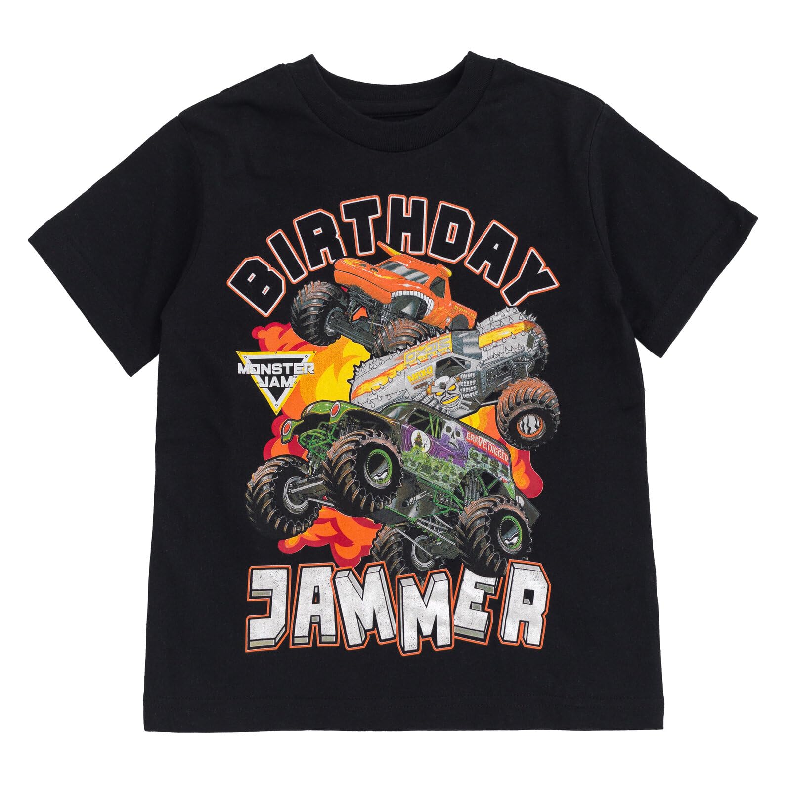 Photo 1 of Monster Jam Grave Digger El Toro Loco Maximum Destruction Toddler Boys T-Shirt Birthday Jammer 2T