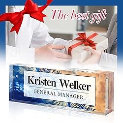 Custom Office Name Plate for Desk - Desk Name Plate