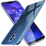 Huawei mate 20 lite case, KuGi Ultra-thin Soft TPU Gel Cover [Slim-Fit] [Anti-Scratch] [Shock Absorption] for Huawei mate 20 lite Smartphone. Clear
