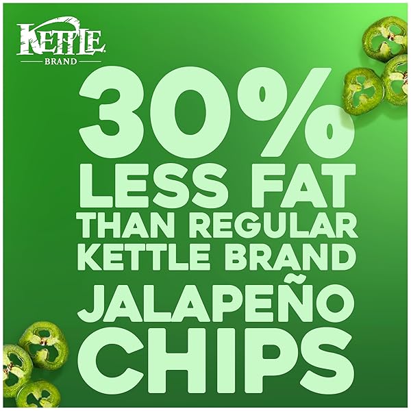 KETTLE BRAND POTATO CHIPS, AIR FRIED JALAPEÑO KETTLE CHIPS, 6.5 OZ BAG