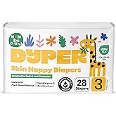 DYPER - Baby Diapers Size 3 (28 Count) - Plant Based Disposable Diapers for Day and Overnight Premium Leak Protection, Skin-Friendly Comfort with Soft Size 3 Diapers (16-28 lbs)