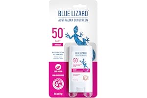 Blue Lizard BABY Mineral Sunscreen Stick with Zinc Oxide, SPF 50+, Water Resistant, UVA/UVB Protection - Easy to apply, Fragr