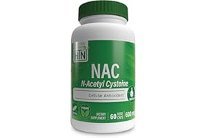 HEALTH THRU NUTRITION NAC 600mg N-Acetyl Cysteine 60 vegecaps Non GMO