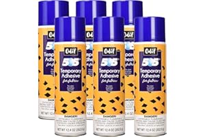 Odif USA 505 Spray & Fix Temporary Fabric Adhesive 6/Pk-12.4oz, 6 Pack