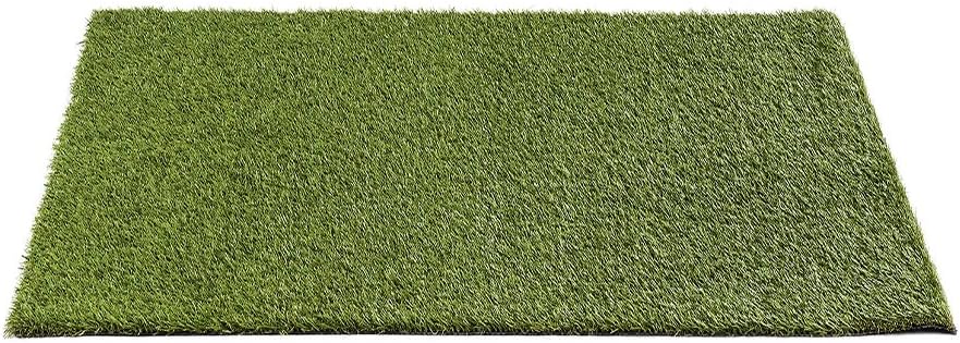 Realistic Artificial Turf Grass Synthetic Puppy Potty Training Dog Pee Pad Replacement Mat Easy to Clean Large Outdoor Décor Patio Rug 3 feet x 5 feet