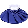 Ice Bags for Injuries Reusable: Ohuhu Ice Cold Packs Ice Bag Hot Water Hot & Cold Therapy Pain Relief for Knee Leg Injury No-Leak Breathable Waterproof Ice Bags Size 9", Blue
