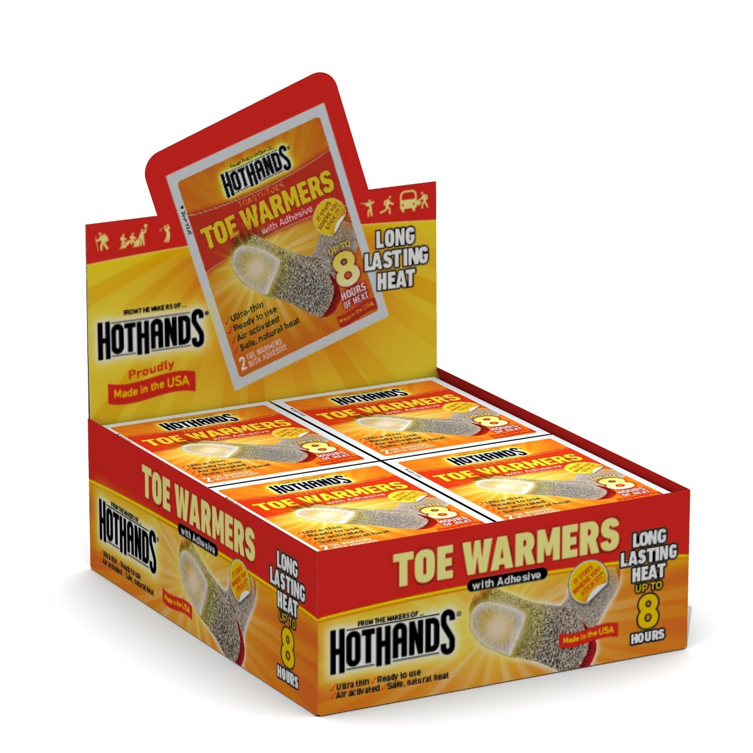 HotHands Toe Warmers (63 (Full case)) Sports & Outdoors