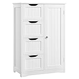 Yaheetech Wooden Floor Cabinet, Side Storage