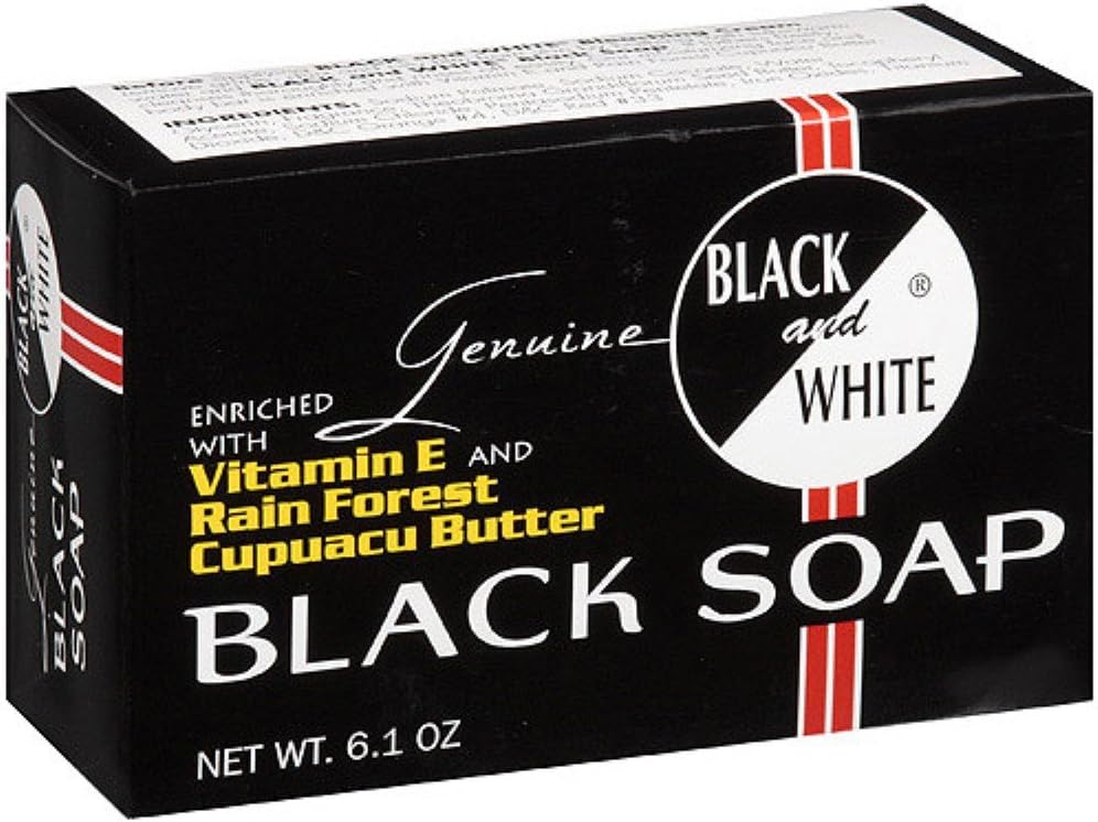 Black and White Black Soap, 6.1 oz (Pack of 5)