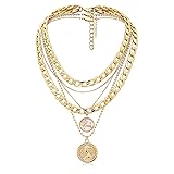 MJartoria Gold Layered Necklaces for Women Trendy