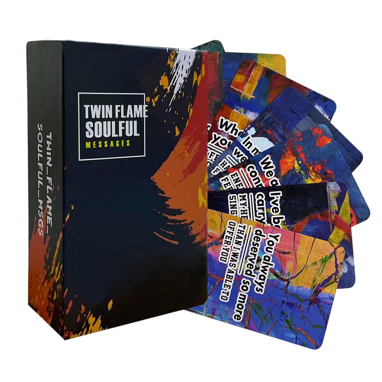 Photo 1 of Han Yu Bowen Modernist Love Oracle Cards Twin Flame Oracle Cards?Oracle Decks?Message of Love Oracle Cards,Tarot Cards for Beginners?Twin Flame, Soulmate Messages