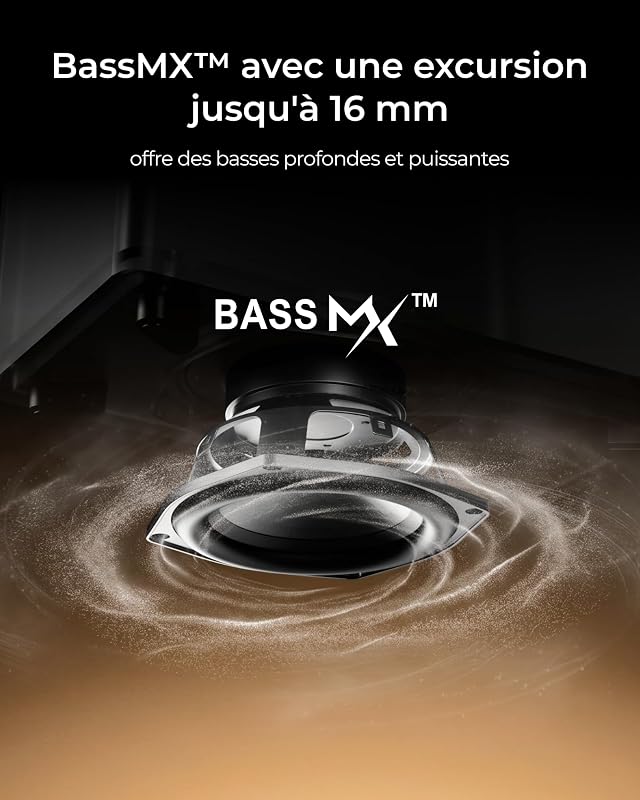 5.1 Barre de Son TV avec Dolby Atmos, Caisson de Basses Sans Fil