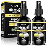 5% Minoxidil Spray for Men and Women Hair Loss Solution with Biotin and Rosemary Hair Growth Serum (Glass Bottle), Extra Strength 5 Percent Minoxidil for Thicker Fuller Hair Regrowth Treatments