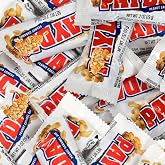Peanut Caramel Fun Size Candy Bars, 1.5 lbs Individually Wrapped | Sweet &amp; Salty, Perfect for Snacks, Parties, and Candy Bowls(24 oz)