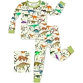 babee Reshinee Bamboo Viscose Toddler Pajamas Boys Girls Baby 12M-8Y Pjs Sets Kids 2pcs Long-Sleeve Snug fit Sleepwear